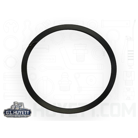 Huyett External Retaining Ring, Steel Plain Finish, 2 in Shaft Dia RS-200